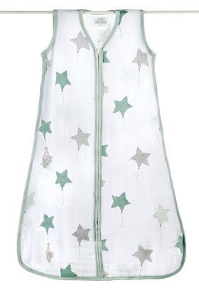 New Aden and Anais Baby Muslin Lightweight Sleeping Bag Sleep Sack Boy