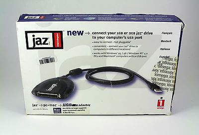 IOMEGA JAZ USB ADAPTER converter SCSI HD50   JAZ 1GB 2GB