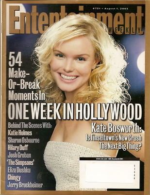 Kate Bosworth EW Aug 2003 Jerry Bruckheimer Katie Holmes Mya Tiffany