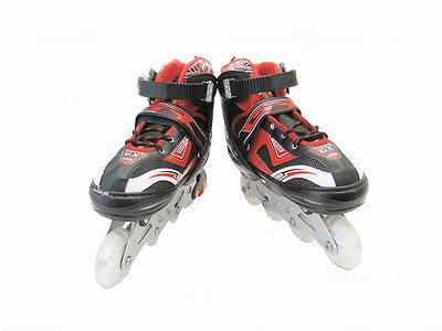 NEW Adjustable Roller Blades Inline Skates Hockey Derby Boys Youth