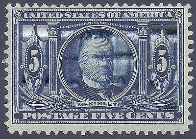 US, SCOTT #326, MINT, OG, NH, w/CERT.