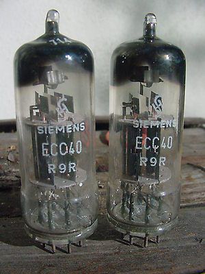 Pair (2) Siemens ECC40 ZeissIkon Klingfilm Cinema PX4 PX25 AD1 RE604