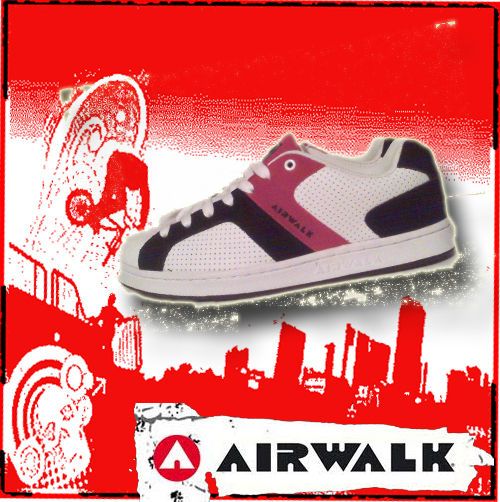 Airwalk Roadster Skateboard Skate BMX Urban NEW 9.5 OMG Cool Radical