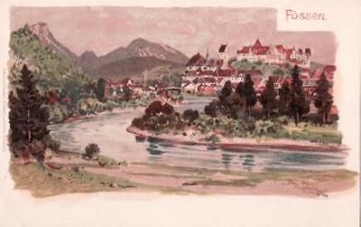 FUSSEN Germany Postcard