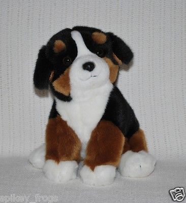 NEW* BERNESE MOUNTAIN PUPPY DOG SOFT PLUSH STUFFED ANIMAL TOYS 20cm