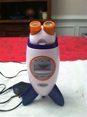 Rocket Shaped Projector Kids 12/24 Digital Alarm Clock/Night Light