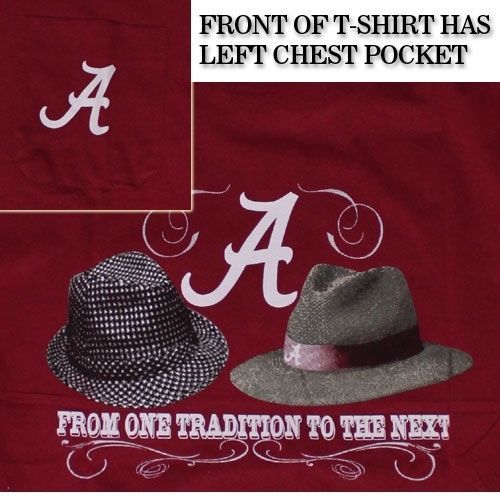 Alabama Crimson Tide Football T Shirts   Nick Saban and Bear Bryant