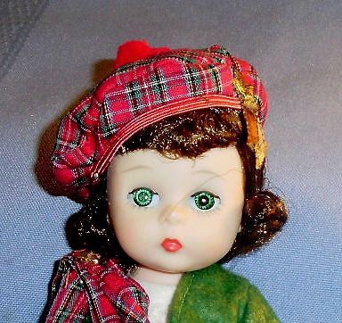 Bent Knee WALKER 8 Madame Alexander Scotland TAGGED Scottish DOLL