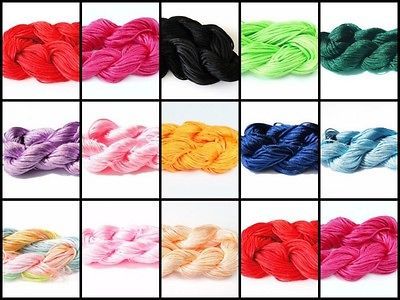 Quality ♥ Kumihimo ♥ Braided Nylon Cord Thread 1mm ♥ lady muck1