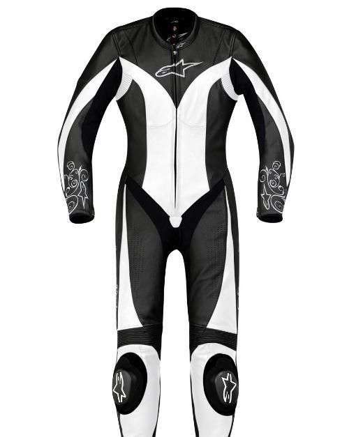 Alpinestars Stella Anouke One Piece Race Suit Black/White Size EU 46