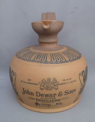 DOULTON JOHN DEWAR & SONS PERTH NB CORINTHIAN KING WHISKY FLAGON JUG 2