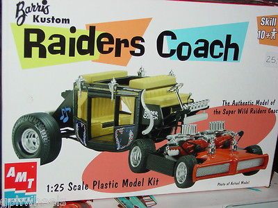 AMT ERTL GEORGE BARRIS KUSTOM RAIDERS COACH MODEL 1/25 MIP