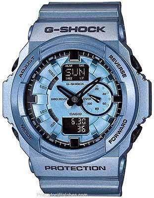 Casio G Shock XL ANA DIGI 3D METALLIC BLUE GA150A 2 BRAND NEW LIMITED