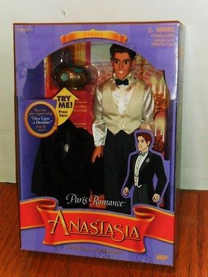 Anastasia Barbie Dimitri Paris Romance doll NRFB rare in tuxedo