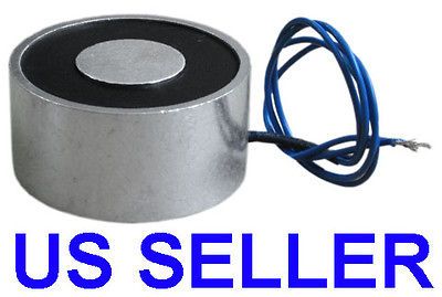 40kg) Electric Lifting Magnet Electromagnet Solenoid Lift Holding 49mm