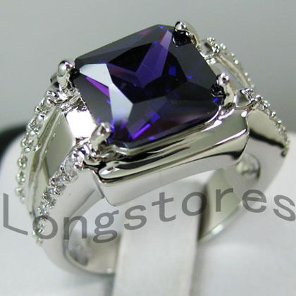 mens amethyst rings