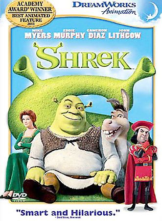 shrek dvd