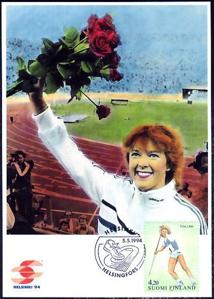 Javelin Tiina Lillak World Champion Finland Maxi FDC 94