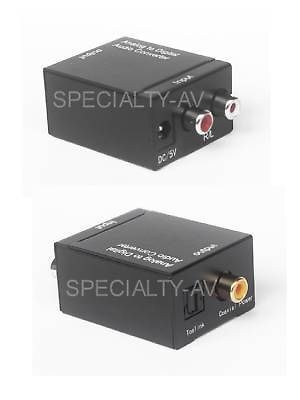 Analog to Digital COAX OPTICAL TOSLINK Audio Converter