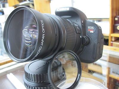 Wide Angle Macro Lens For Canon Eos Digital Rebel t2i xt t2i t3 t4 xt