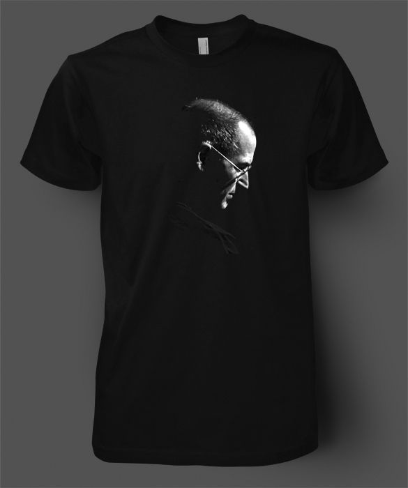 SHIRT Steve Jobs FACE Apple Mac ipod macbook T Tee imac TRIBUTE RIP