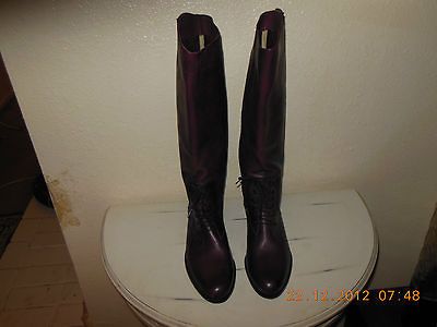 womens sz 10 wine colored riding boots