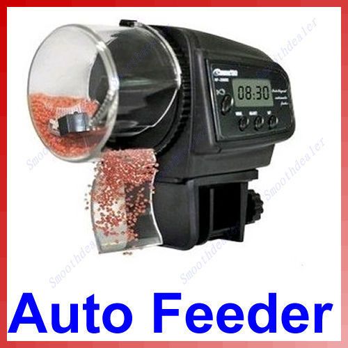 LCD Automatic Aquarium Tank Pond Fish Food Feeder Timer