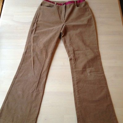 LILLY PULITZER Camel 5 Pocket Corduroy Boot Cut Pants Turtle Print