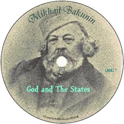 God and The State, Mikhail Bakunin 5 audio CDs