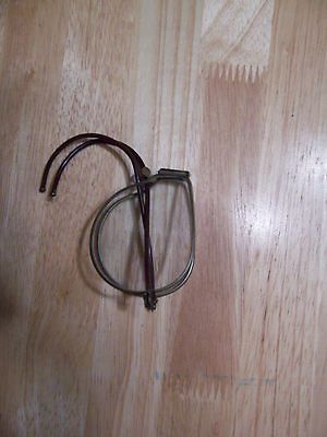 VINTAGE STEAM PUNK ANTIQUE MOTORCYCLE   PILOT GOGGLES SAFETY GLASSES