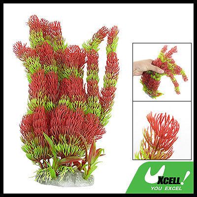 Fish Tank Aquarium Floor Stand Plastic Long Plant Decor