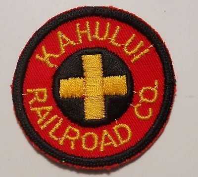 Kahului RailRoad Patch Train RR Railway RR Herald 2 inches Hawaii