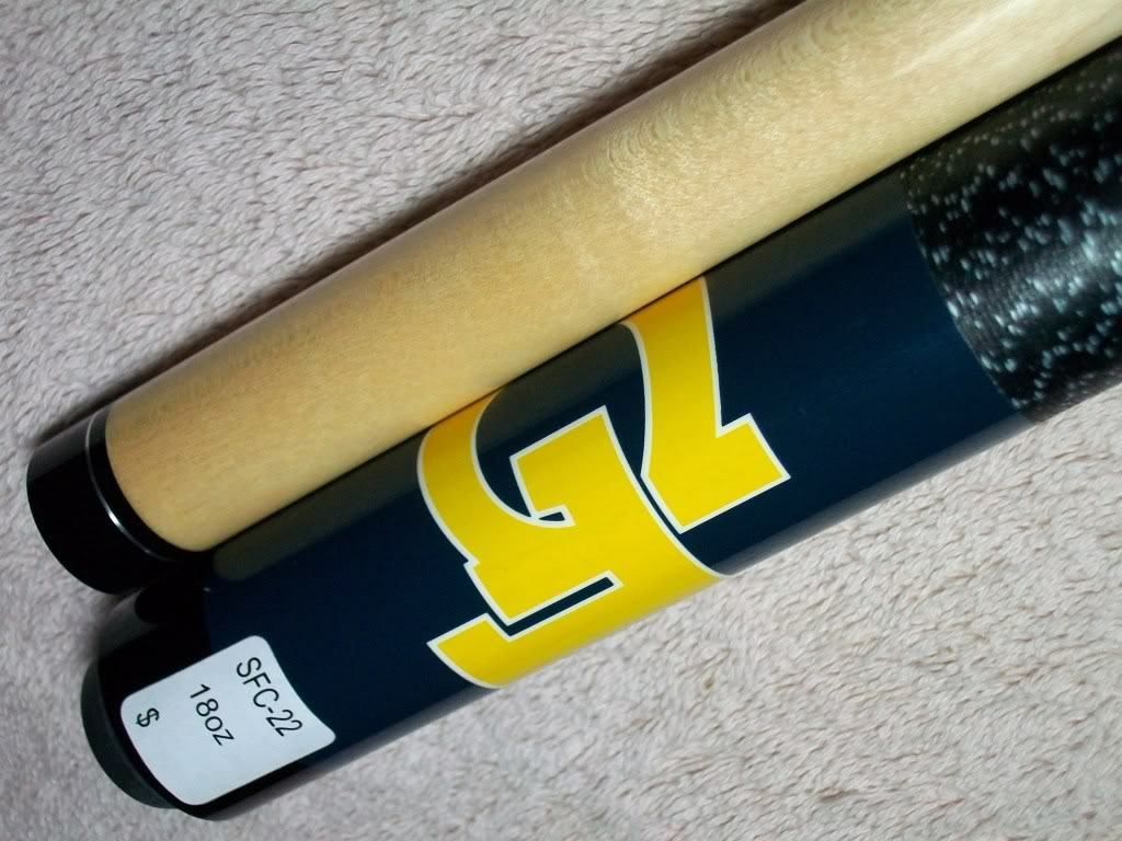 Players Pool Cue GeorgiaTech YellowJacket SFC22 5/16x18 New 18oz $100