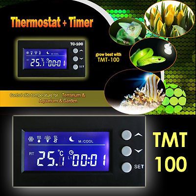 REPTILE THERMO CONTROLER 2 THERMOSTAT CONTROL HABITAT SNAKE TERRARIUM