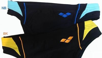 Arena Low Cut Swim Brief Swimming Trunks Swimsuit Blue Orange 30 32 34