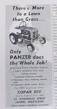 1960 Copar Panzer Tractor AD