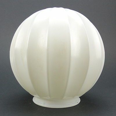 VTG ART DECO MID CENTRUY GLASS GLOBE CEILING LIGHT COVER SHADE SCONCE