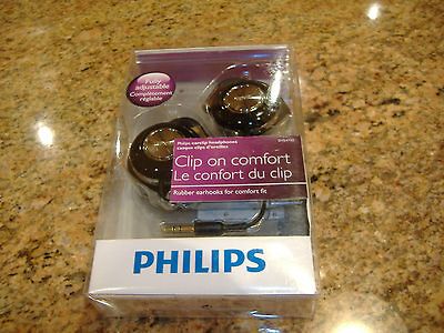 CLIP ON EARCLIP HEADPHONES SHS4700  IPOD IPHONE CD MD PLAYER NEW