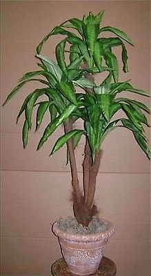 56 ARTIFICIAL PLANT PALM SILK TREE IN URN ARRANGEMENT