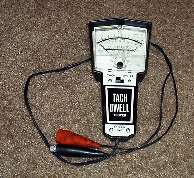 Vintage Dixson 1581 Dwell/Tach Tester for 4 Cylinder and 8 Cylinder