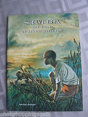 Simba of the White Mane Arundel Pilot Library 1963 Research Book