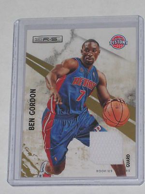 & Stars BEN GORDON GU JERSEY #D PISTONS GAME USED BOBCATS UCONN