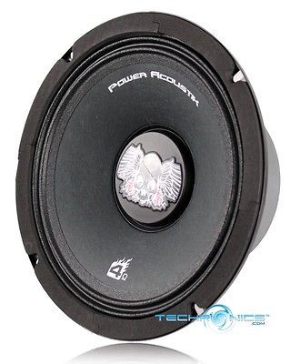 POWER ACOUSTIK 8 100W RMS COMPONENT PRO AUDIO MID RANGE CAR STEREO