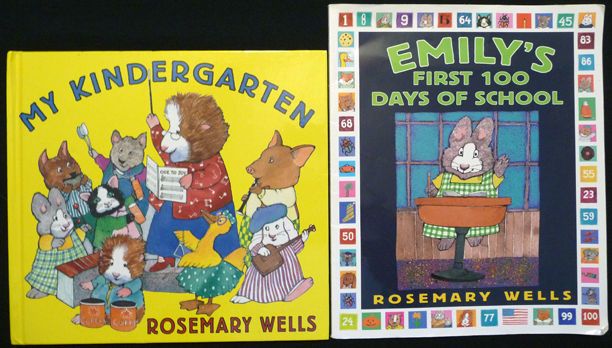 LOT 2 BOOKS First 100 DAYS of SCHOOL Emilys MY KINDERGARTEN Rosemary