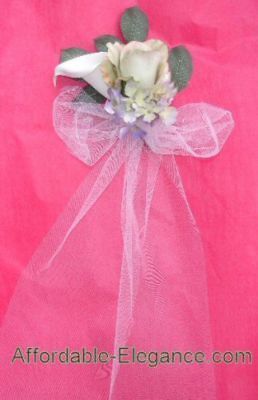New Silk Wedding Flowers ~ YOUR CUSTOM COLORS ~ Arch Decorations Tulle