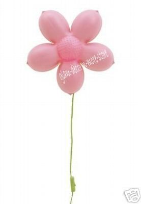 IKEA Kids Pink Flower Wall Lamp Night Light for Childs Room NEW