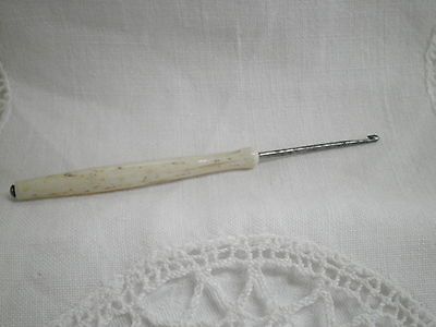 Vintage Bone Crochet Hook