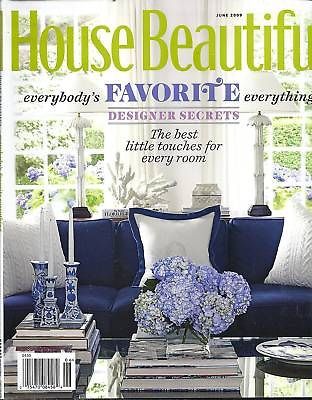 HOUSE BEAUTIFUL MAGAZINE DESIGNER SECRETS CHIC MODERN