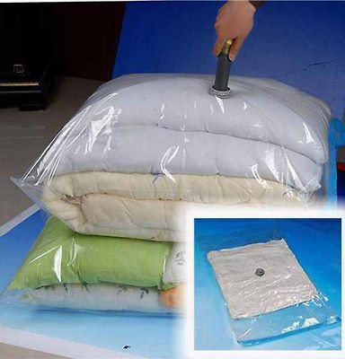 Space Saver Saving Storage Bag Vacuum Seal Compressed Organizer NEW