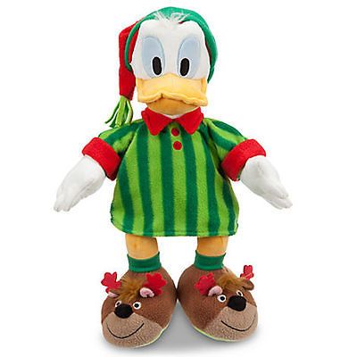 DONALD DUCK HOLIDAY PAJAMAS PLUSH 16 GENUINE ORIGINAL 